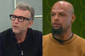 Fotos: Reprodução - Legenda: Felipe Melo foi novo alvo de críticas de Neto