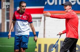 Fotos: Mateus Lotif/Fortaleza e Divulgação/LDU - Legenda: Paive e Nunes são nomes impopulares para o botafoguismo