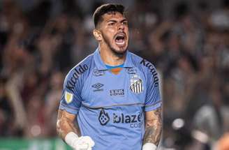 João Paulo perdeu a titularidade após lesão em 2024 – Foto – Raul Baretta/ Santos FC.