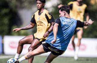 Matheus Bachi será o técnico do Santos contra o Bahia – Fotos: Raul Baretta/ Santos FC.