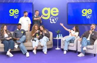 Equipe da GE TV, a nova opção esportiva na telinha. 