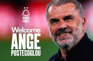 - Reprodução / Twitter - Legenda: Ange Postecoglu estreia pelo Forest no próximo sábado 913), contra o Arsenal