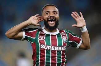 FOTO: MARCELO GONÇALVES / FLUMINENSE F.C. - Legenda: Samuel Xavier vive fase artilheira no Fluminense
