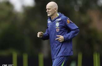 John, Hugo Souza e Bento receberam elogios de Taffarel. Rafael Ribeiro/ CBF