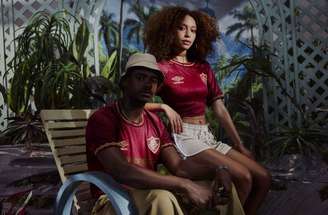 Imagens do novo terceiro uniforme do Fluminense –