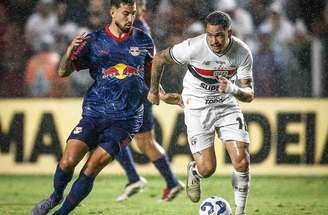São Paulo decepciona e perde para o RB Bragantino, na Vila Belmiro –