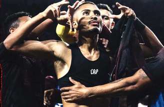 Athletico, com esta vitória, deixa o Volta Redonda com um pé para voltar à Série C.  José Tramontin/CAP