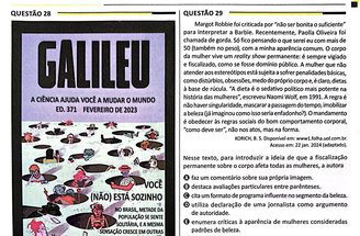 Questões da prova amarela do Enem 