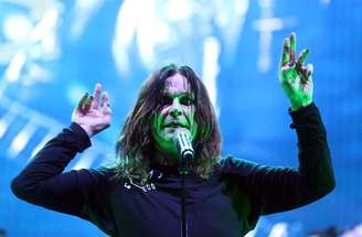 O cantor Ozzy Osbourne, em apresentação com a banda Black Sabbath em São Paulo, em 2013