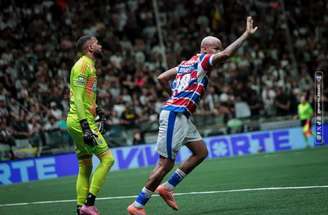 Hulk marcou o primeiro gol do Atlético na partida –