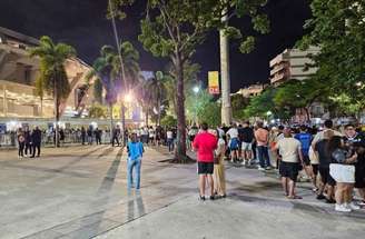 Fila da torcida do Ceará no Maracanã. –