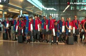 Rossi, em entrevista à FlaTV após o desembarque em Doha.