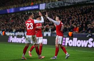 Momento do gol marcado por Gabriel Martinelli –