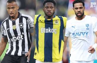 Marlon - Vitor Silva/Botafogo, Fred - Ahmad Mora/Getty Images, Renan Lodi - Alex Grimm/Getty Images - Legenda: Clubes brasileiros tiveram movimentações nesta sexta-feira