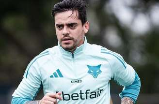 Fagner durante treino da Raposa na temporada de 2025 –