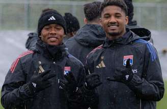 Endrick durante atividade de preparação do Lyon – Foto; Divulgação / OL