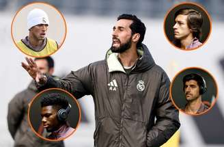 David Alaba ao lado de Alvaro Arbeloa –