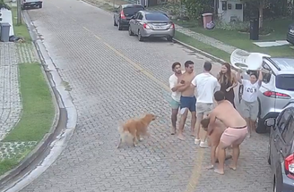 Jogadores do Fortaleza se envolvem em briga generalizada com vizinhos na virada do ano, no CE