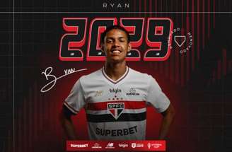 Jovem atacante Ryan Francisco é considerado uma joia no Tricolor Paulista –