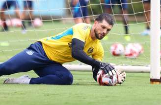 Thiago Volpi foi o goleiro titular do Grêmio em 2025 –