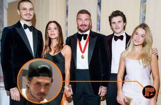 Brooklyn Peltz Beckham e sua esposa Nicola Peltz Beckham –