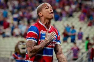 Mateus Lotif/FEC - Legenda: Deyverson marcou nove gols em sua passagem pelo Fortaleza