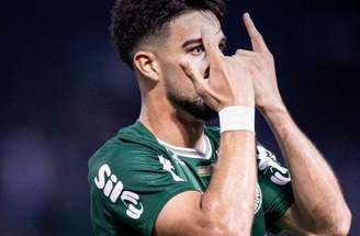 Flaco López deu uma bela cavadinha para marcar o segundo gol do Palmeiras diante do São Paulo – Fotos: Fabio Menotti/Palmeiras