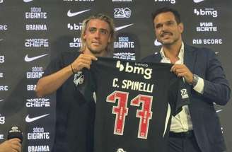 Spinelli e Cuiabano foram apresentados no Vasco –