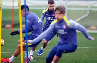 Atividade de preparação do Barcelona antes de encarar o Atlético de Madrid –