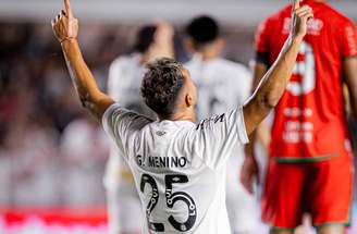 Gabriel Menino celebra parceria com Neymar no Santos –