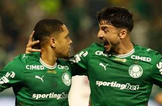 Vitor Roque marcou o primeiro gol do Palmeiras –