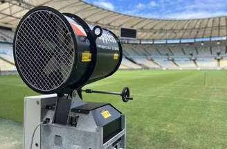 Gramado do Maracanã no início de janeiro –