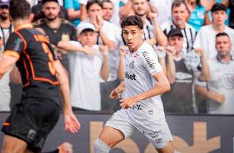 Gabigol marcou no clássico contra o Corinthians –