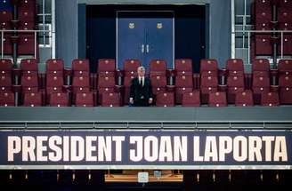 Laporta foi reeleito presidente do Barcelona – Divulgação/FC Barcelona