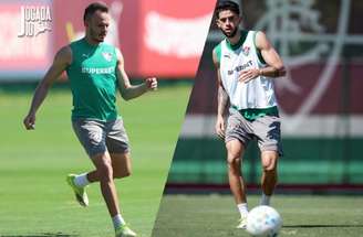 Luis Zubeldía comandou o treino nesta manhã no CT Carlos Castilho –