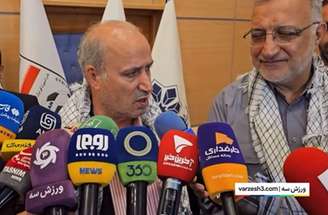 Mehdi Taj, presidente da federação iraniana de futebol – Reprodução de vídeo