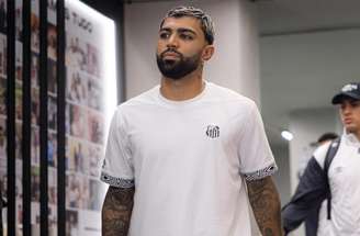 Gabigol estava emprestado ao Cruzeiro e portanto não poderia enfrentar o time com a camisa do Santos –