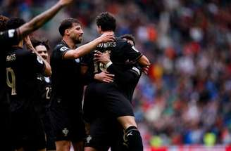 Rúben Neves em campo por Portugal –  (Photo by Carlos Rodrigues/Getty Images)