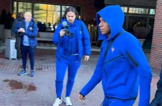 Mbappé chega a Boston para amistoso contra o Brasil –