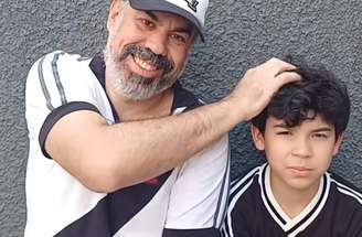 Chico ao lado do pai Vinicius Cacofonias em um vídeo postado no Instagram – Reprodução