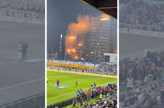 Torcida da Bósnia fez bonita festa no jogo contra a Itália que valeu vaga na Copa – Reprodução