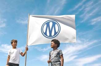 Novo escudo do Olympique de Marselha –