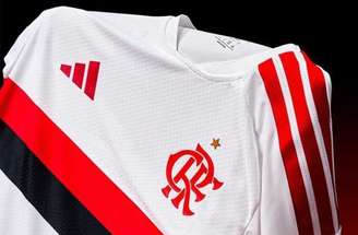 Flamengo lançou o “Manto 1 Branco” em parceria com a Adidas –