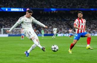 Bellingham em ação no empate do Real Madrid com o Girona –