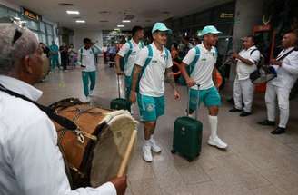 Em casa, Arias criticou gramado do estádio em Cartagena, na estreia do Palmeiras na Libertadores –