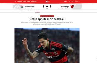 Pedro marcou duas vezes contra o Fluminense, sua maior vítima com a camisa do Flamengo –