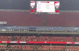 Telão confunde nome de Roger Machado com o de Crespo, no Morumbis –