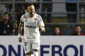 Neymar marcou diante do Recoleta, pela Sul-Americana –