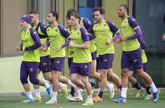 Atividade de preparação dos ingleses antes de encarar a Fiorentina –