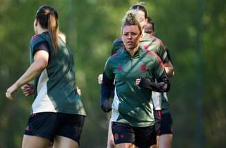 Atividade de preparação do time feminino do Barcelona –